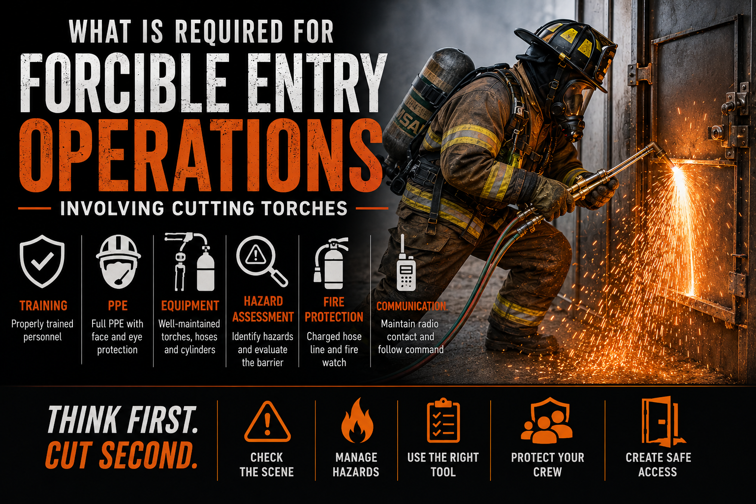 Forcible Entry Firefighter Torch Operations