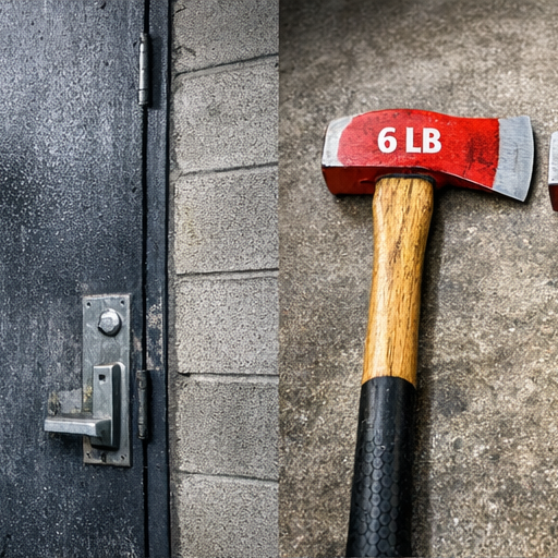 Axe with 6 lb weight