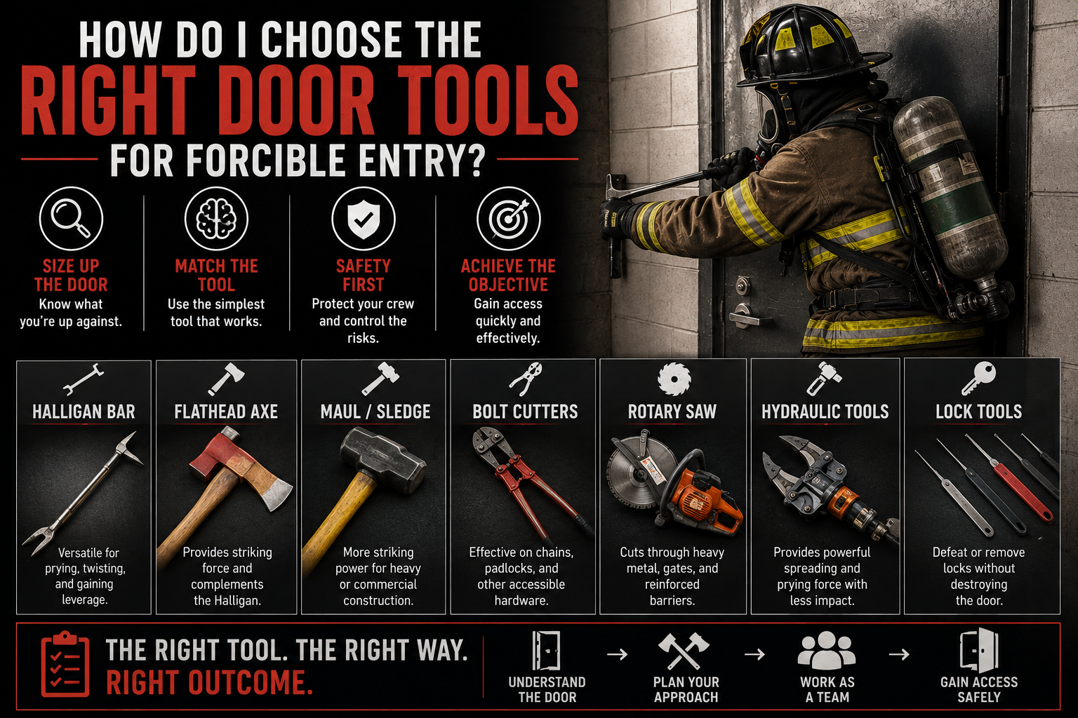 choosing the right door tools for forcible entry