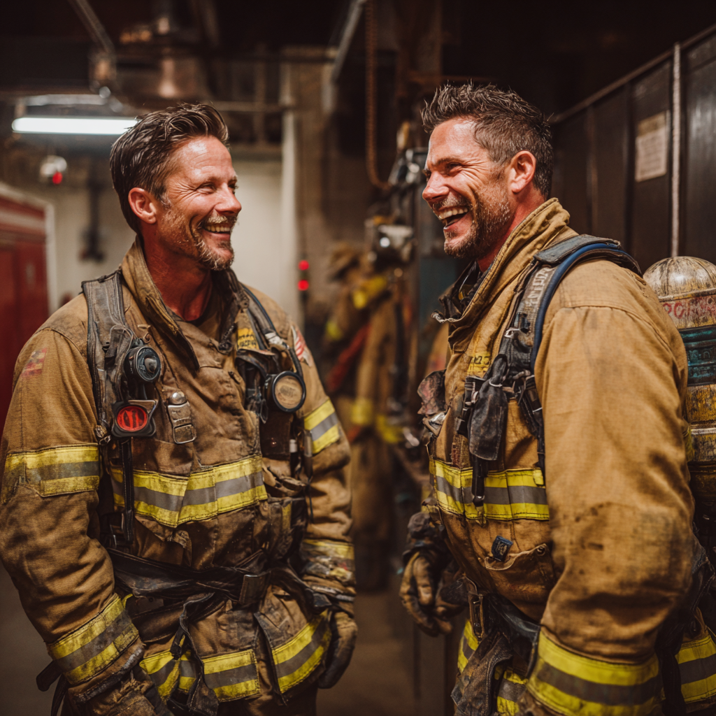 firefighters_laughing_with_each_other_at_the_firehous