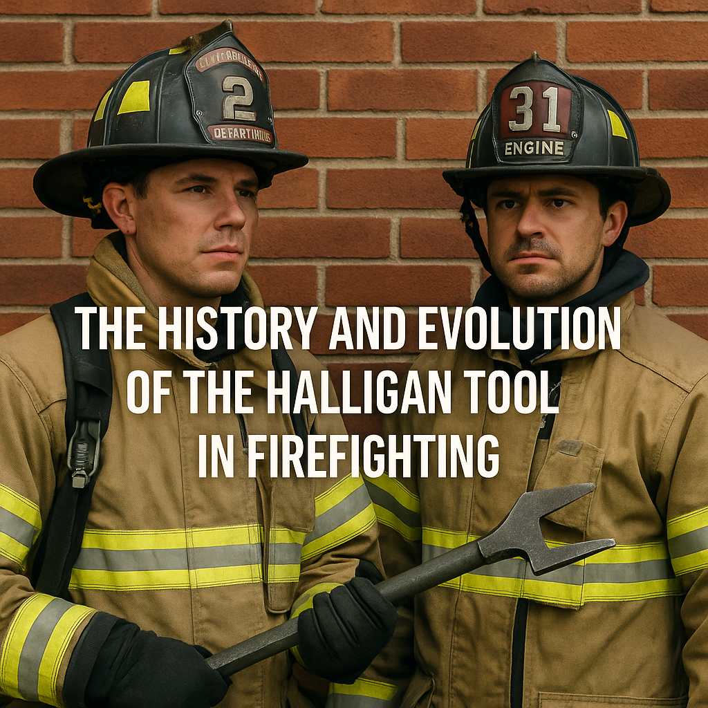 Halligan Tool in Firefighter hands