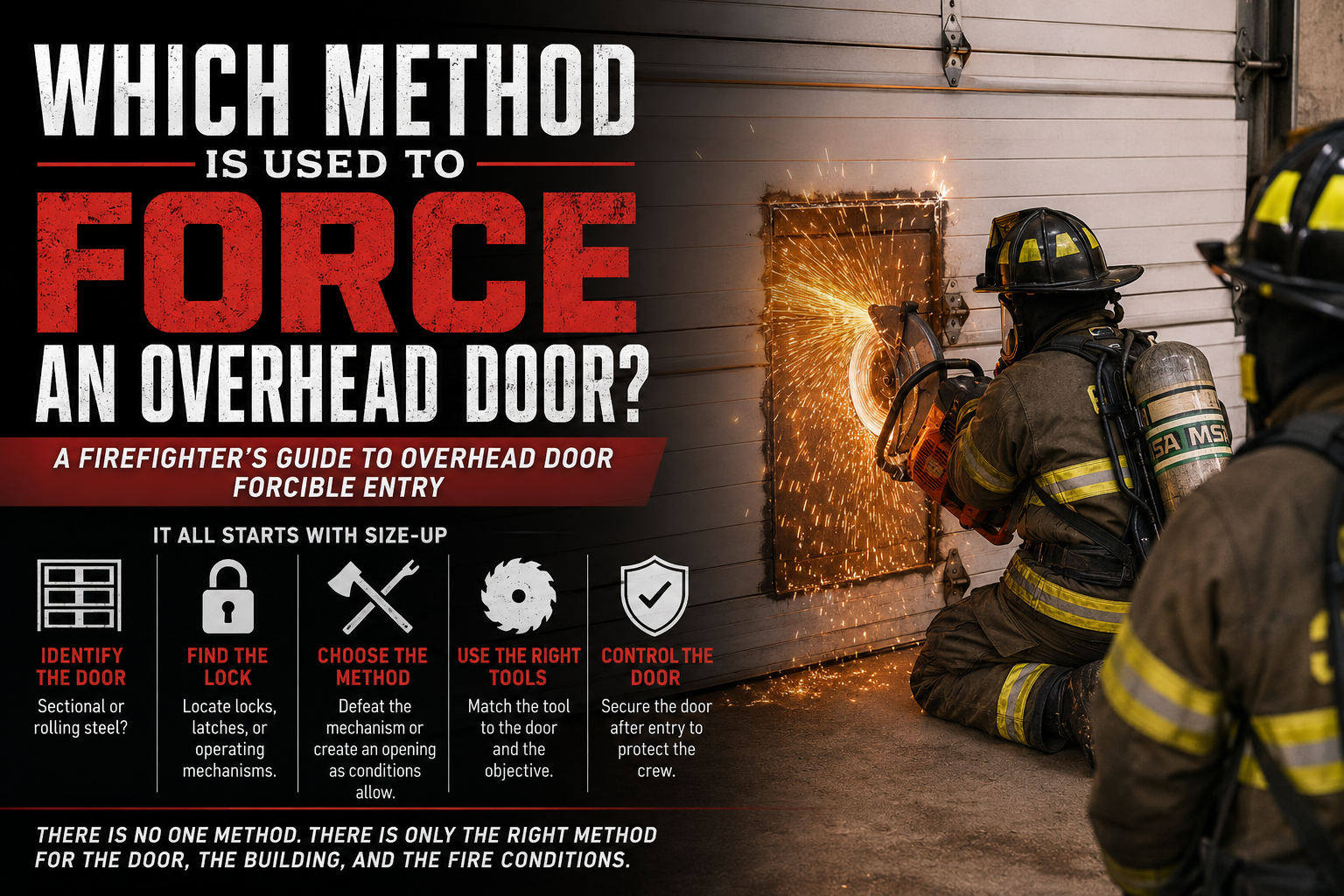 Firefighter Forcible Entry Overhead Door