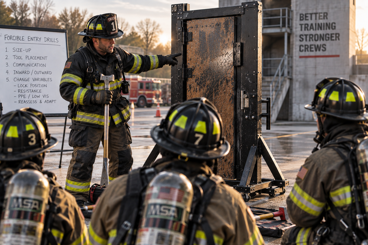 Firefighter Forcible Entry Training