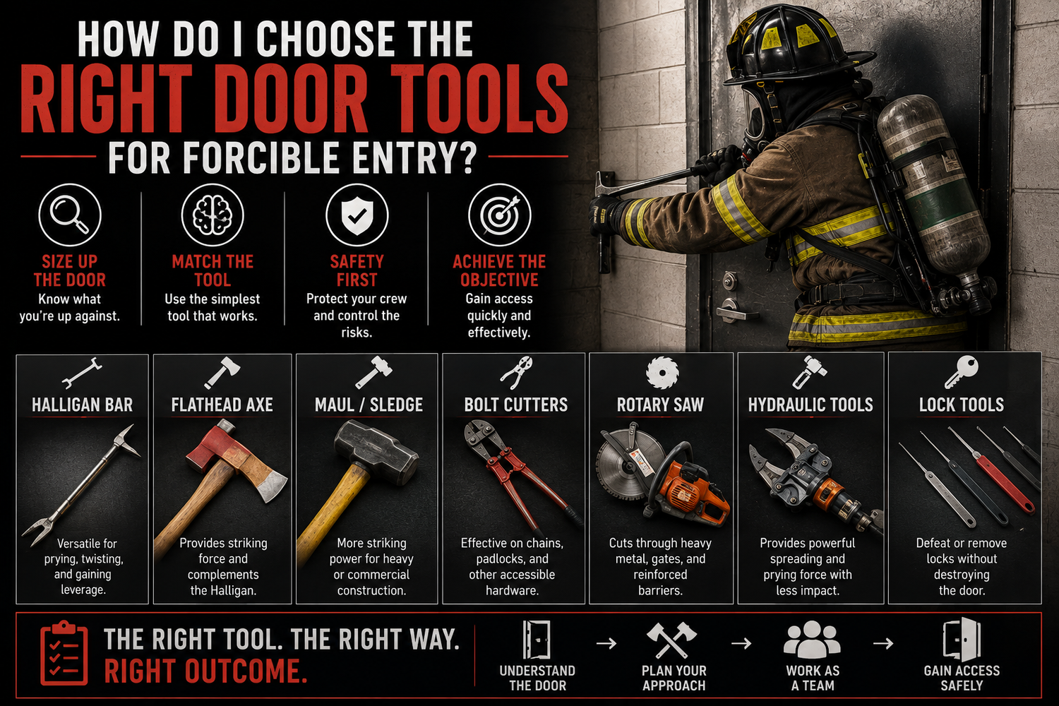 choosing the right door tools for forcible entry 
