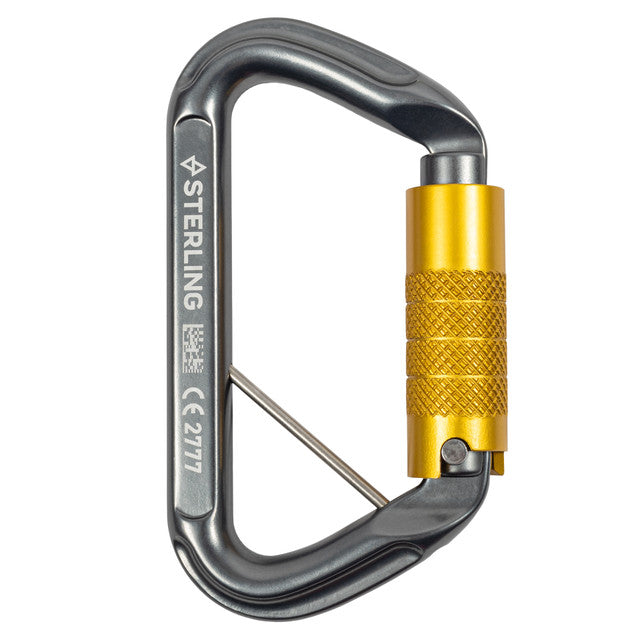 Sterling SafeD  Carabiner w/ Lanyard Pin